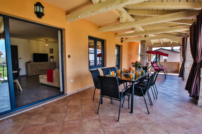Aussenbereich, Porec Apartments - Apartment Tina mit Whirlpool und Apartments Villa Irena, Istrien, Kroatien Poreč