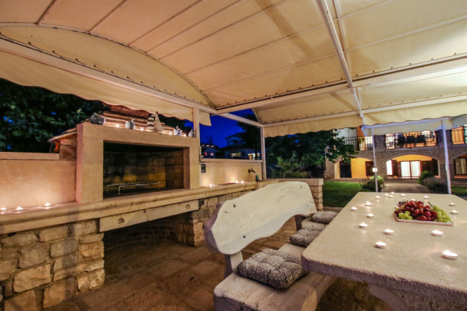Aussenbereich, Porec Apartments - Apartment Tina mit Whirlpool und Apartments Villa Irena, Istrien, Kroatien Poreč